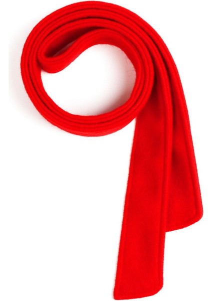 Bayan Kemerli Kaban Bayan Dekoratif Geniş Çift Taraflı Yünlü Kaban Kemer Aksesuarları Düğümlü X250 (Yurt Dışından)