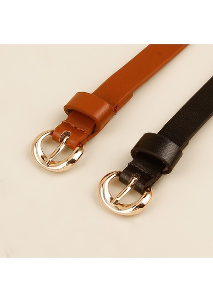 Vrouwen Lederen Riem Mode Dames Dunne Riemen Zwart Bruin Luxe Merk Gordel Hoge Kwaliteit Vrouwelijke Jeans Rüzgarlık Tailleband (Yurt Dışından) fırsatları