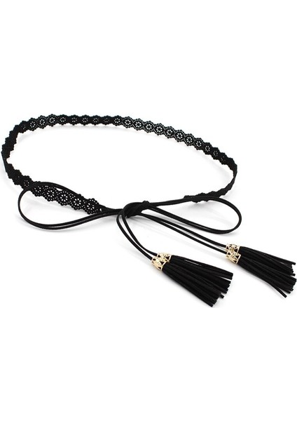 Moda Etnische Stijl Gevlochten Riem Hollow Püskül Kravat Taille Zinciri Boho Vrouwen Dames Tailleband Jurk Aksesuarları (Yurt Dışından) fiyatları