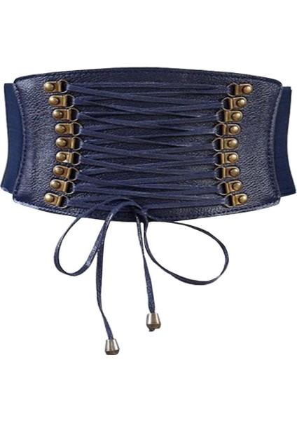Kadın Korse Kemer Moda Elastik Underbust Geniş Bağcıklı Kemerler Shapewear Kadın Şekillendirici Dekoratif Korseler Etek Aksesuarları (Yurt Dışından)