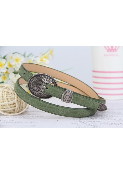Vintage Metal Toka Kafa Bel Kemeri Bayan Ortaçağ Larp Viking Sıska Aksesuar Fashon Ince Kemer Sapanlar Kavisli Bayan (Yurt Dışından) modelleri