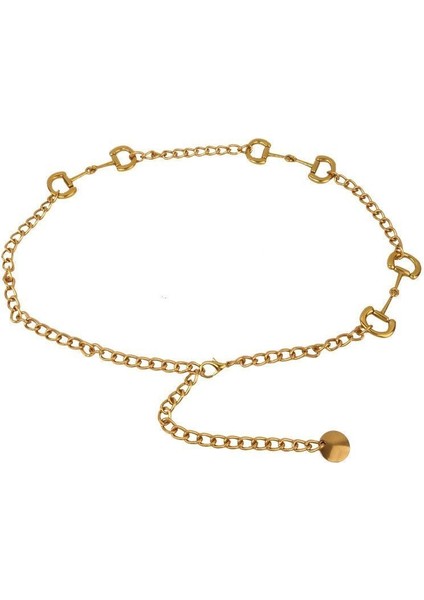 Mymc Horsebit Metal Ketting Riem Kilit Askı Taille Ketting Lichaam Jurk Mini Mod Vrouw Decoratieve Jurk Aksesuarları (Yurt Dışından) fiyatları