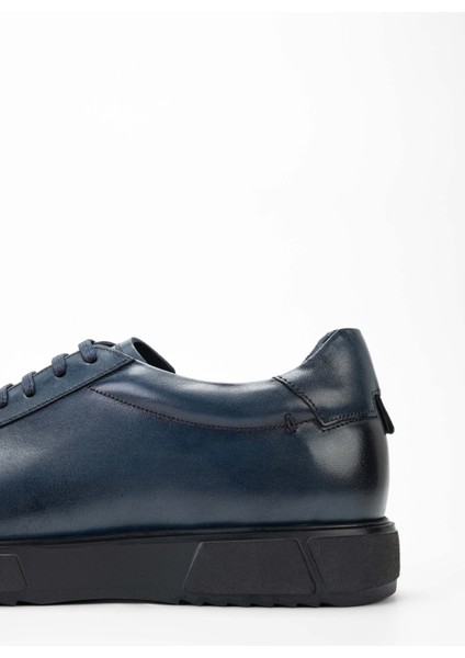 Erkek Hakiki Deri Lacivert Casual Ayakkabı 183 27502 Erk Ayk SK23/24 Lacı Dr fırsatları