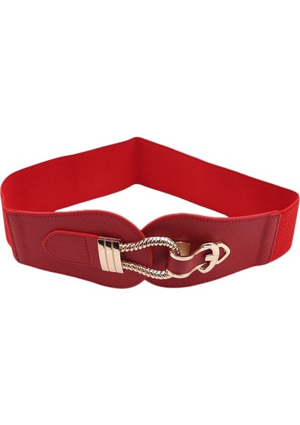 Vrouwen Brede Tailleband Elastische Riem Voor Jurk Trui Pin Gesp Lederen Riemen Meisjes Cumberbanden Elastische Riem (Yurt Dışından) fiyatları