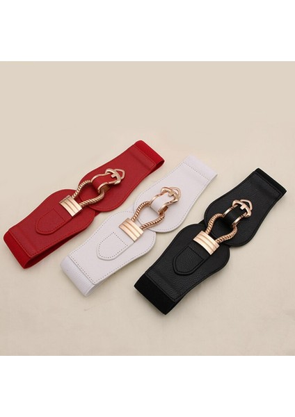 Vrouwen Brede Tailleband Elastische Riem Voor Jurk Trui Pin Gesp Lederen Riemen Meisjes Cumberbanden Elastische Riem (Yurt Dışından) modelleri