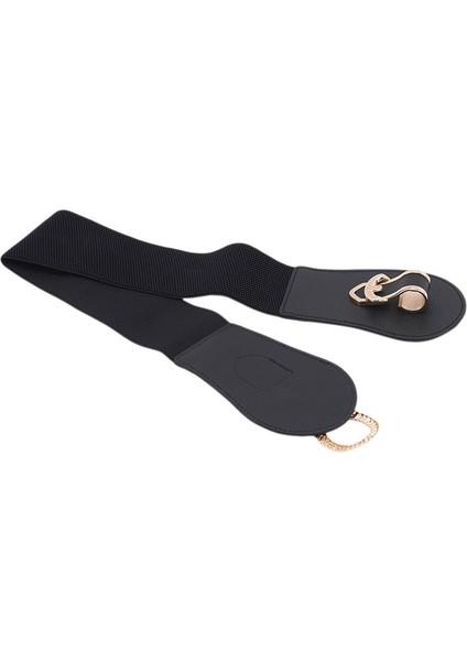 Vrouwen Brede Tailleband Elastische Riem Voor Jurk Trui Pin Gesp Lederen Riemen Meisjes Cumberbanden Elastische Riem (Yurt Dışından) indirimleri