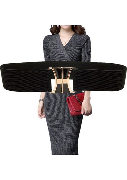 Bayan Brede Riem Elastische Stretch Cinch Tailleband Bayan Cummerband Meisjes Tailleband Taille Afdichting Brede Riem Vrouwen (Yurt Dışından)