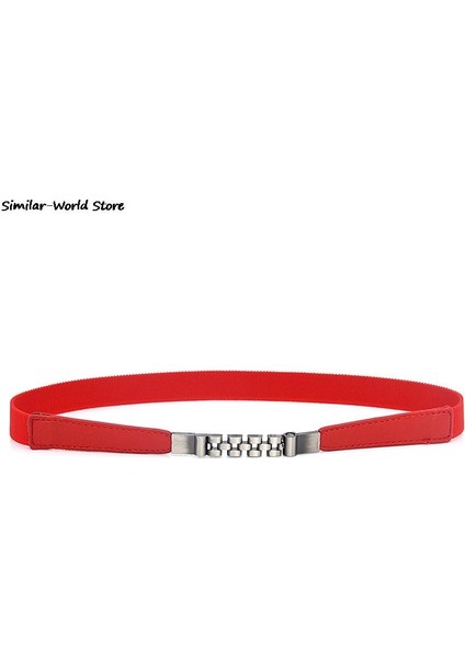 Kadınlar Için Elastik Kemerler Altın Tokalı Kemerler Kadın Yüksek Kalite Kadın Moda Kemerler Bel Bandı Streç Örgü Cinch (Yurt Dışından) fırsatları