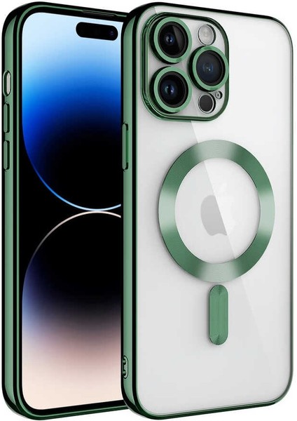 Apple iPhone Uyumlu 14 Pro Max Kılıf Demre Kamera Korumalı Wiriless Özellikli Kapak