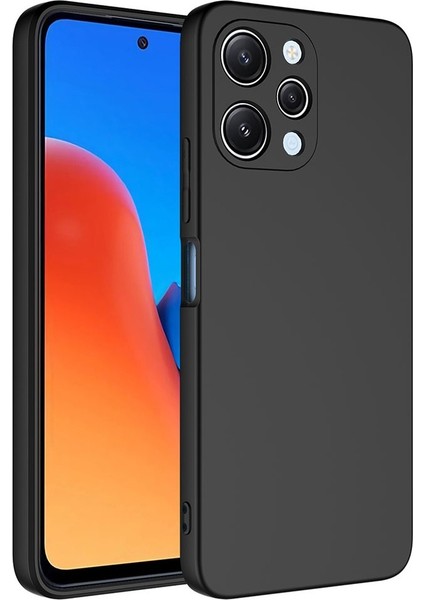 Xiaomi Redmi 12 Kılıf Kamera Korumalı Mat Biye Silikon