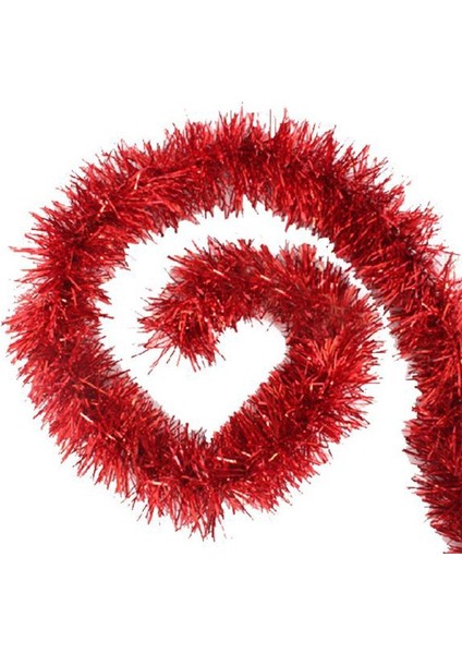 2 Metre Parti Için Kırmızı Sim Süs 6 cm