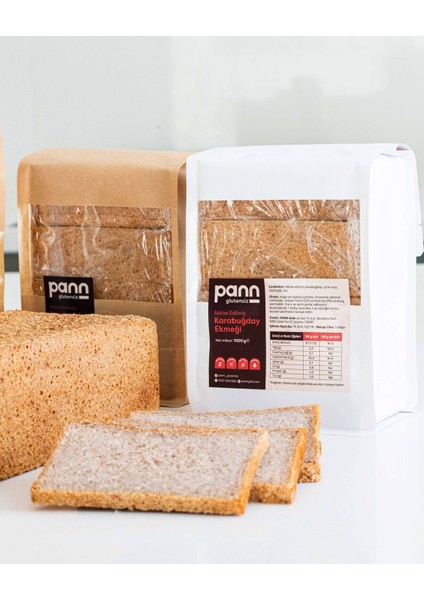 Glutensiz Karabuğday Ekmeği, Çekirdekli 2 x 1000 Gr, Mayasız, Aktive Edilmiş Karabuğday Tohumu fiyatları