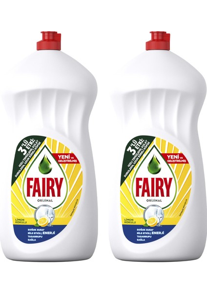 Limon Sıvı Bulaşık Deterjanı 2 x 1500 ml