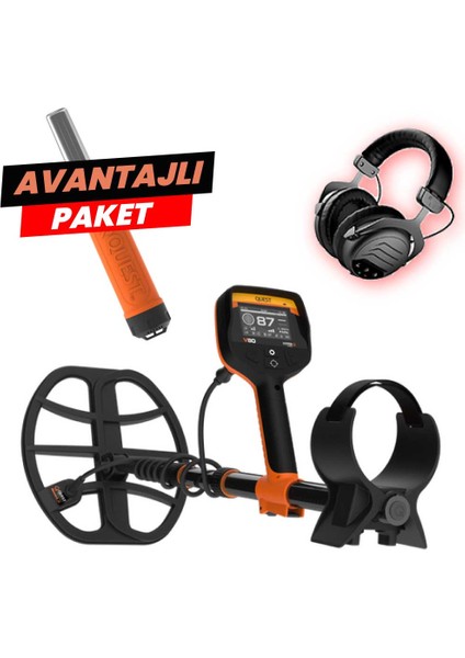 Quest V80 Dedektör + x Poınter Max Avantajlı Paket