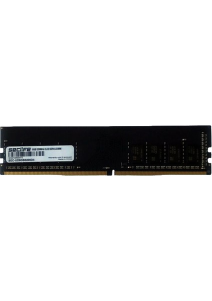 8 GB 3200MHZ CL22 (SC-UD8GB3200D4) Ddr4 Pc Ram