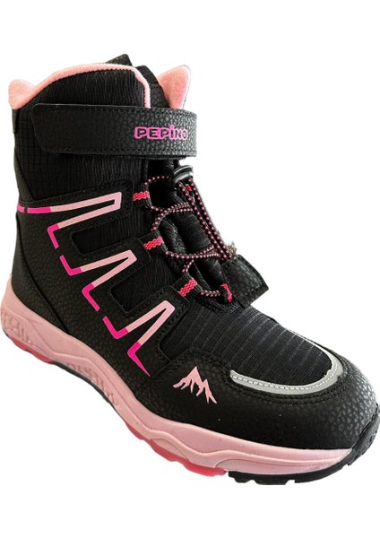 FK-1361 Trekking Çocuk Botu Siyah Pembe