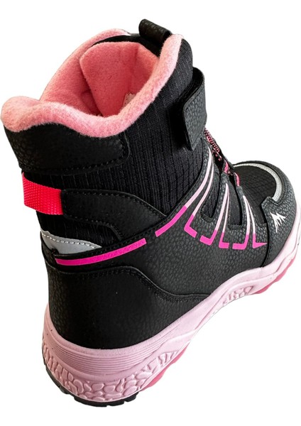 FK-1361 Trekking Çocuk Botu Siyah Pembe modelleri