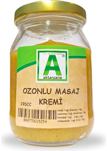 Ozonlu Masaj Kremi 190CC