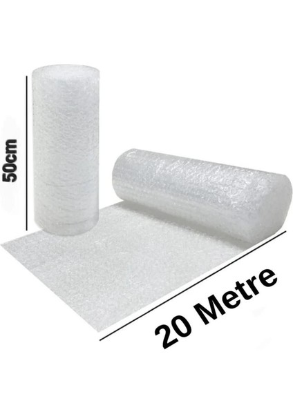 Balonlu Ambalaj Naylonu Pat Pat Havalı Naylon Balonlu Naylon 50 cm x 20 Metre