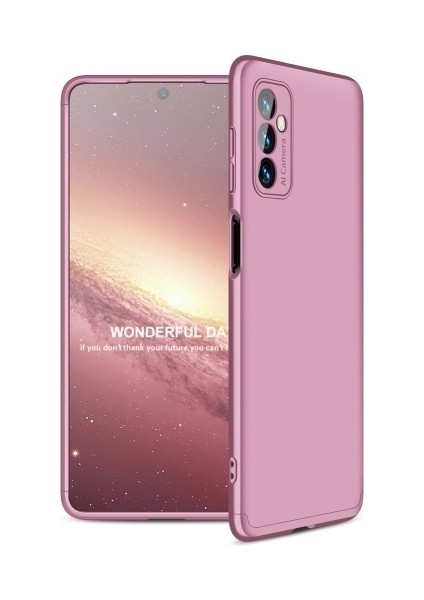 Samsung Galaxy M52 5g Kılıf 360 Ays Zore Sert Kapak Karışık Renk