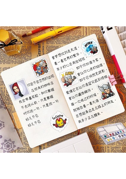 40 Adet Marvel Kawaii Karikatür Anime Figürü Grafiti Çıkartmalar Hulk Aksiyon Figürü Bilgisayar Bagaj Kaykay Dıy Çocuk Sticker Oyuncak (Yurt Dışından) modelleri