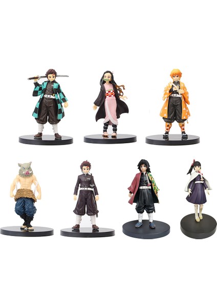 Anime Demon Slayer Inosuke Zenyi Kamado Tanjiro Nidouzi Modeli Şekil Odası Dekor (Yurt Dışından) indirimleri