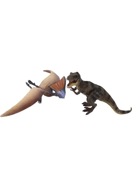 2 Adet Plastik Dinozor Şekil Modeli S Çocuk Çocuk Boys Hediyeler, 31 x 17 x 13 cm ve 22,5 x 9 cm (Yurt Dışından)