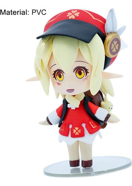 Anime Heykelcik Aşınmaya Dayanıklı Canlı Renk Pvc Narin Orijinal Tanrı Bebek Ev Için (Yurt Dışından)