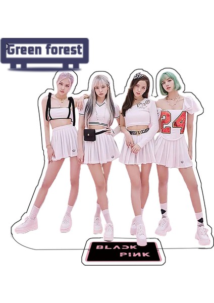 Yeşil Orman Idol Grubu Standee Kore Idolleri Lisa Jennie Şekil Standı Burcu Akrilik Standee (Yurt Dışından) fırsatları