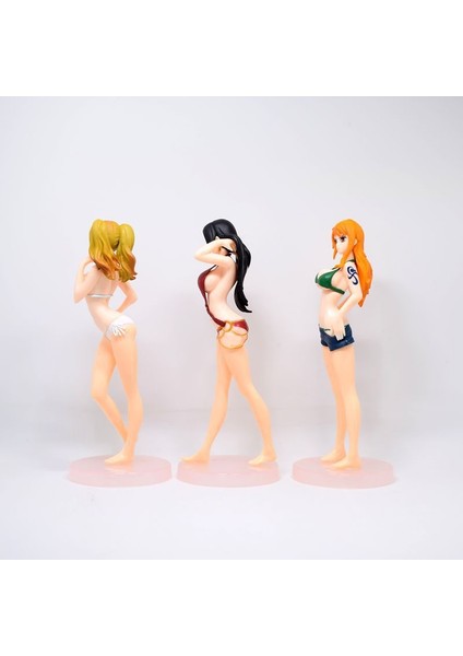 [anime Modeli] 18 cm Anime Tek Parça Güzel Yaz Mayo Boa Hancock Nami Pvc Aksiyon Şekilli Kalıp Bebek Süsleri Koleksiyonları Oyuncak Hediyeler (Yurt Dışından)