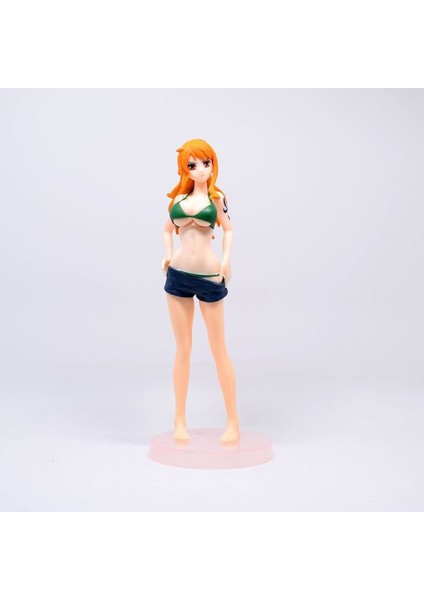 [anime Modeli] 18 cm Anime Tek Parça Güzel Yaz Mayo Boa Hancock Nami Pvc Aksiyon Şekilli Kalıp Bebek Süsleri Koleksiyonları Oyuncak Hediyeler (Yurt Dışından)