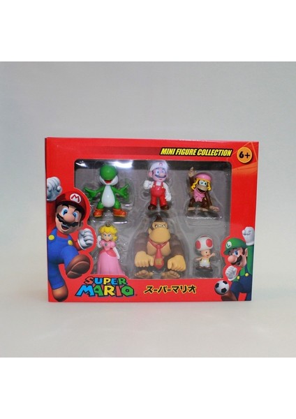 Süper Mario Anime Bebek Mario Bros Luigi Yoshi Modeli Orijinal Süsler Action Figure Karikatür Odyssey Noel Hediyesi Toplayın (Yurt Dışından)