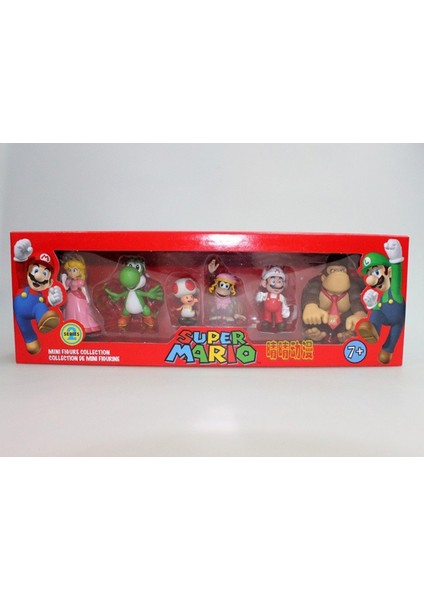 Süper Mario Anime Bebek Mario Bros Luigi Yoshi Modeli Orijinal Süsler Action Figure Karikatür Odyssey Noel Hediyesi Toplayın (Yurt Dışından)