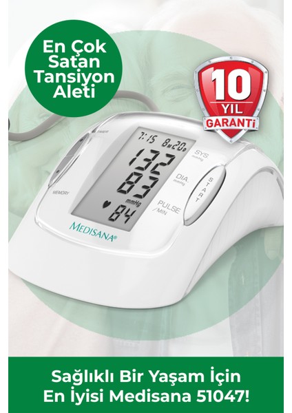 51047 Kol Tipi Dijital Tansiyon Ölçme Cihazı MTP51047