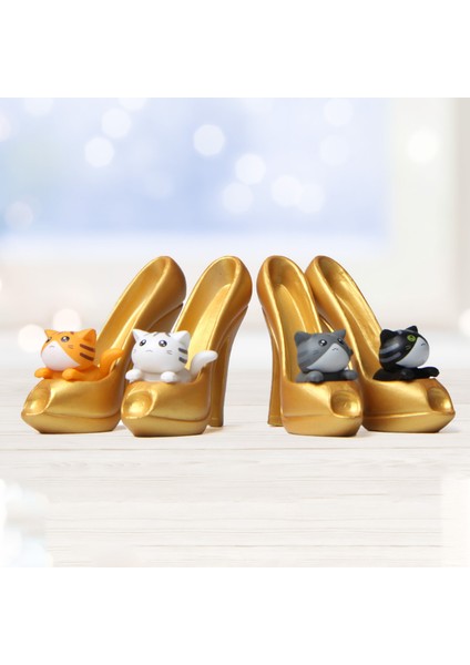 Childrenworld Model Şekil Zarif Görünüm Yavru Kedi Minyatür Poz Sahne Hayvan Modeli (Yurt Dışından) fırsatları