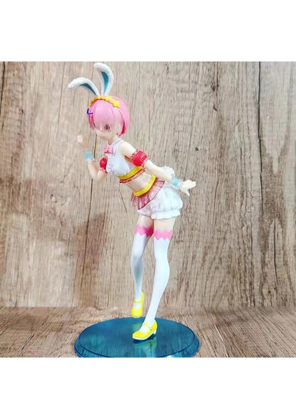 Anime Aksiyon Modeli Solmayan Re Zero Rem Ram Aksiyon Figürü (Yurt Dışından)