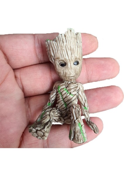 Marvel Legends Avengers Guardians Galaxy Groot Aksiyon Figürü Pvc 6 cm Figma Modeli Koleksiyonu Dekorasyon Oyuncaklar Hediyeler Bebekler (Yurt Dışından)