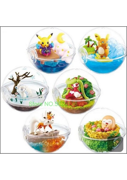 Adet Pokemon Anime Şeffaf Top Mew Snorlax Squirtle Charmander Lycanroc Gengar Aksiyon Bebek Oyuncak Figürleri (Yurt Dışından) fırsatları