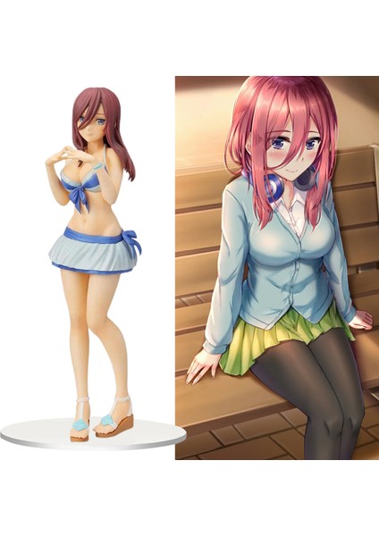 Model Oyuncak Dekoratif Zarif Görünüm Pvc Minyatür Quintessential Quintuplets Mayo Nakano Ichika Masaüstü Için (Yurt Dışından) indirimleri