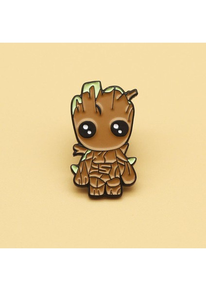 Disney Guardians Galaxy Groot Karikatür Broş Elbise Sırt Çantası Dekorasyon Çevre Birim Aksesuarları Pimleri Marvel Metal Rozetleri (Yurt Dışından)