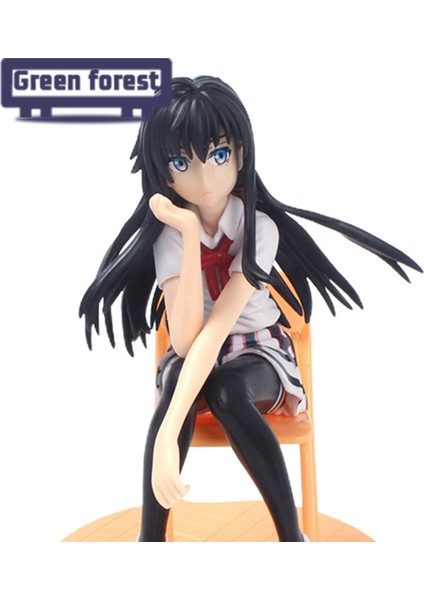 Yeşil Orman Yukino Anime Figürü Bebek Aşınmaya Dayanıklı Parlak Renkli Yukino Anime Figürü (Yurt Dışından)