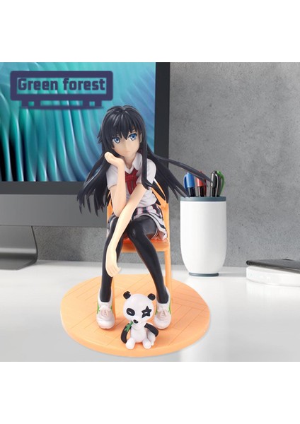 Yeşil Orman Yukino Anime Figürü Bebek Aşınmaya Dayanıklı Parlak Renkli Yukino Anime Figürü (Yurt Dışından)
