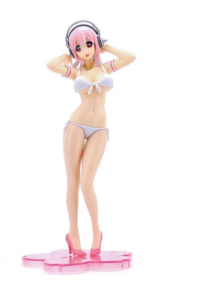 19 cm Anime Asuna Soniko Kız Mayo Şekil Japon Pvc Kawaii Action Figure Koleksiyon Model Oyuncak Bilgisayar Kasası Araba Hediye (Yurt Dışından)