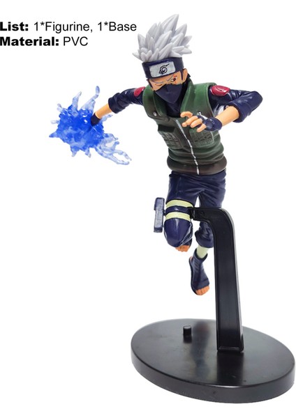 Anime Şekilli Kalıp Gerçekçi Naruto Shikamaru Raikiri Kakashi Figürleri Heykeli Araba Dekorasyon (Yurt Dışından) modelleri