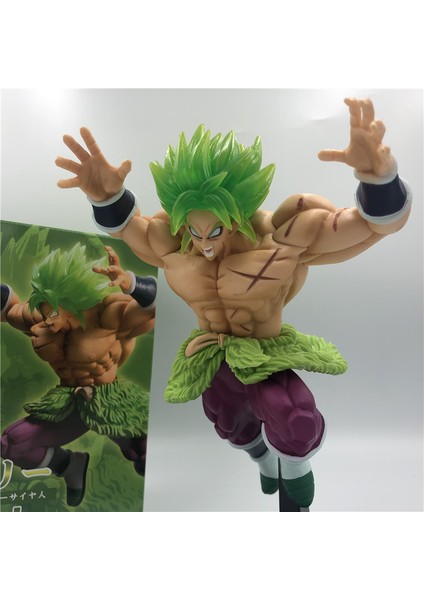 Anime Dragon Ball Z Şekil Broly Süper Saiyan Broli Yeşil Saç Pvc Action Figure Goku Vegeta Dövüş Modeli Oyuncak (Yurt Dışından)