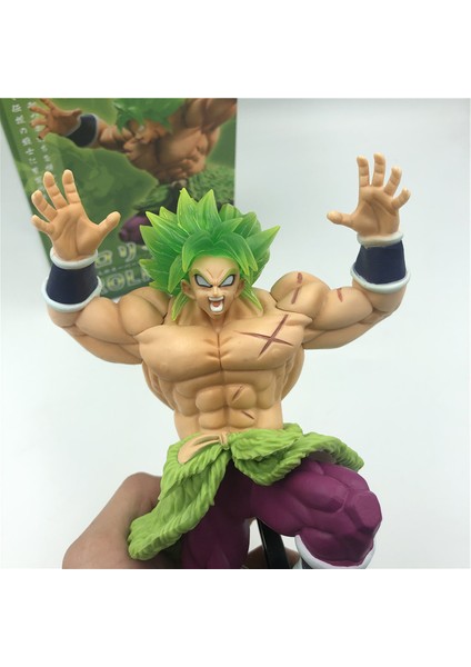 Anime Dragon Ball Z Şekil Broly Süper Saiyan Broli Yeşil Saç Pvc Action Figure Goku Vegeta Dövüş Modeli Oyuncak (Yurt Dışından)