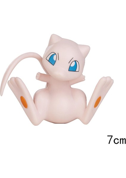 5-10CM Evcil Hayvan Figürleri Koleksiyonu Pikachu Mewtwo Mew Groudon Charizard Venusaur Blastoise Anime Figürleri Bebek Modeli Çocuk Oyuncak (Yurt Dışından)