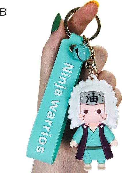 Karikatür Animasyon Naruto Anahtarlık Pvc Bebek Okul Çantası Süs Araba Kolye Hediye (Yurt Dışından)