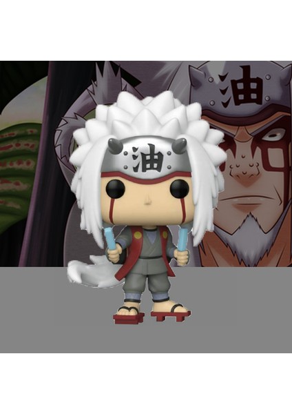Anime Figürü Gerçekçi Süs Sevimli Funko Pop Naruto Shippuden Jıraıya On Toad S Versiyonu Pvc Şekilli Kalıp Araba Için (Yurt Dışından) modelleri