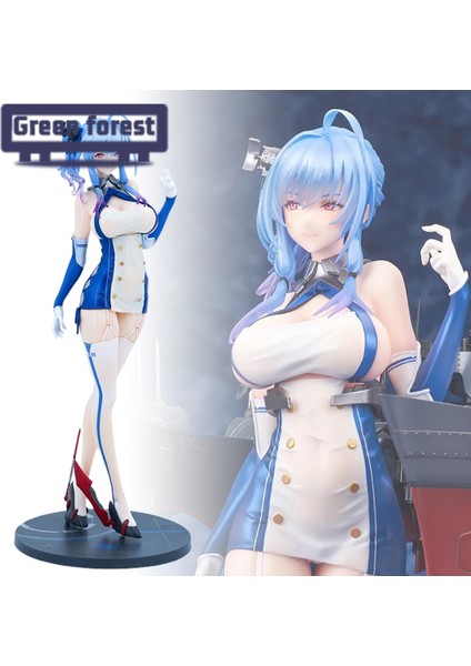 Yeşil Orman Azur Lane Şekil Heykelcik Azur Lane St Louis Anime Şekilli Kalıp (Yurt Dışından) modelleri